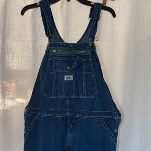 Liberty vintage Blue Denim Overalls 38x30